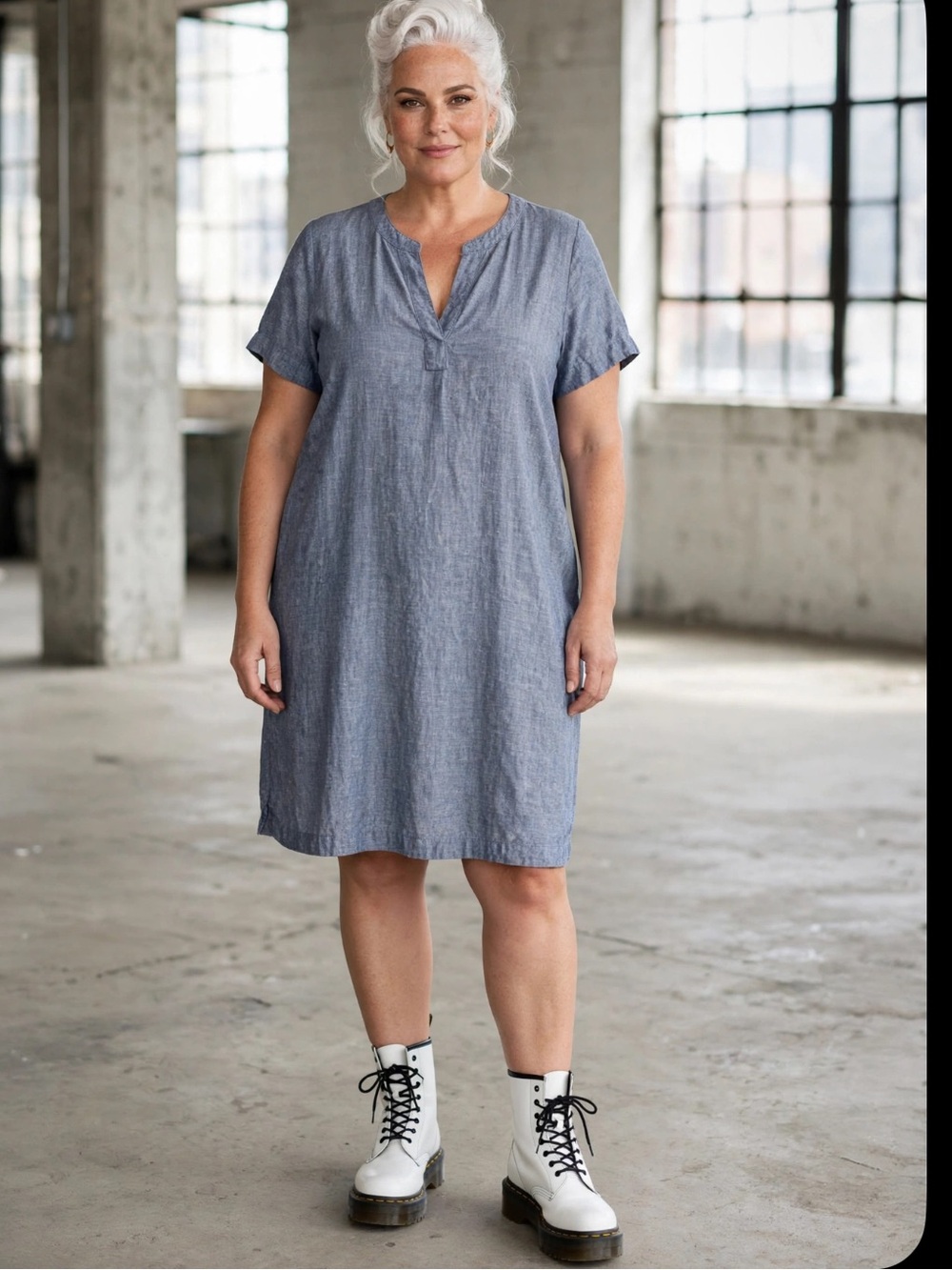 Tahari linen dress